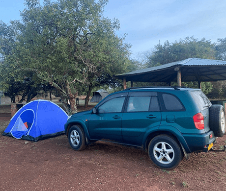 Mutumba hills campingsite in Akagera